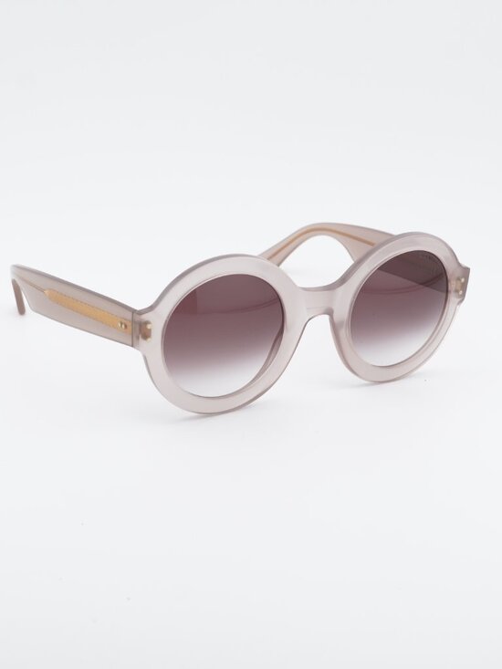 Cutler and Gross CGSN1377 004 Sunglasses Prawn Cocktail Round Frame,Beige Lenses main image 7